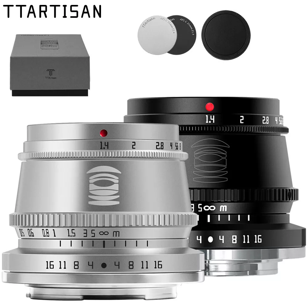 TTArtisan 35mm F1.4 APS-C Manual Focus Camera Lens