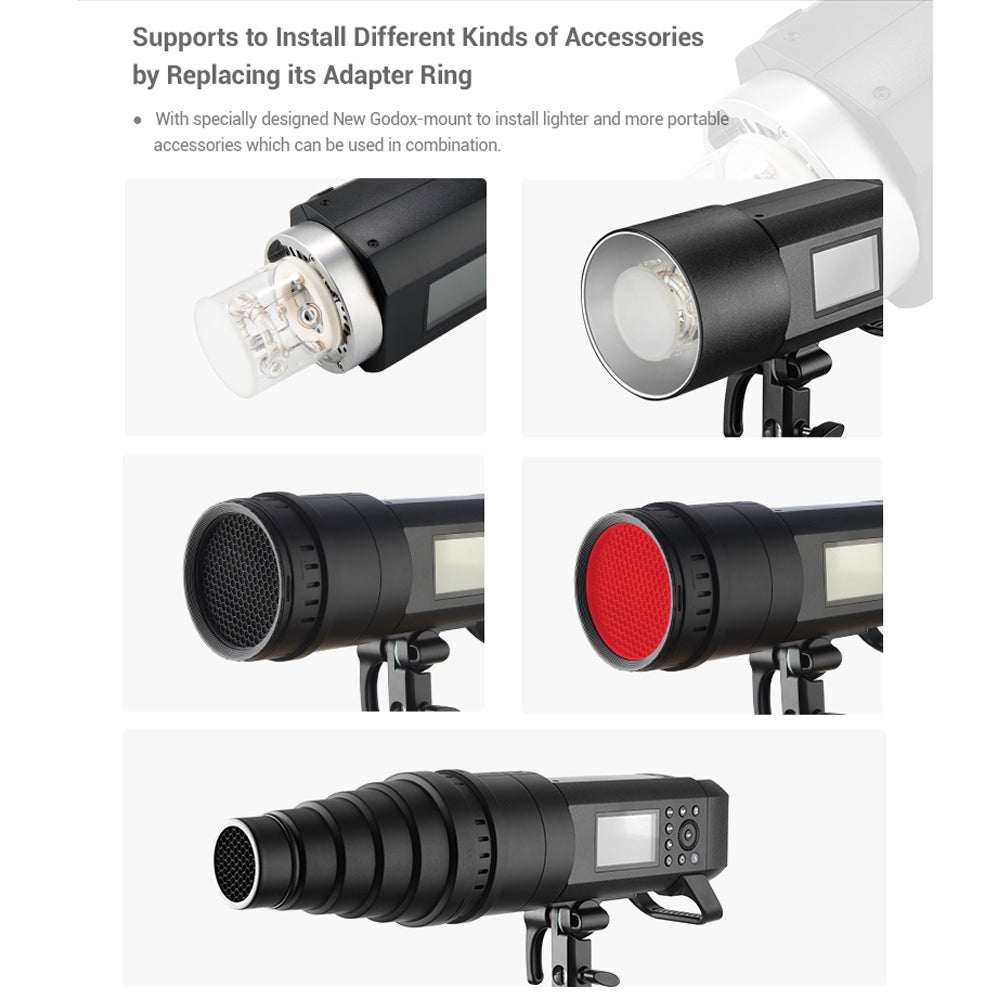 Godox AD400Pro 400W 2.4G Outdoor Flash Strobe - INSSTRO