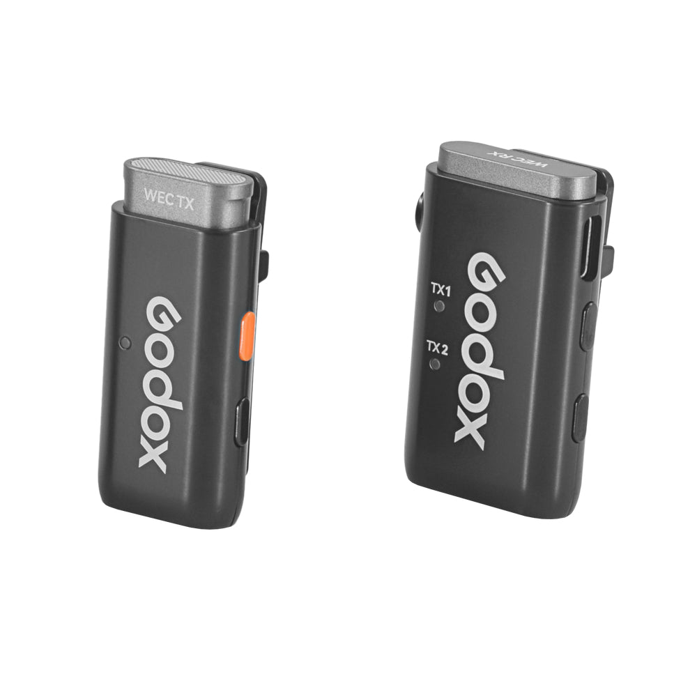 GODOX WEC Kabelloses Lavaliermikrofon für DSLR-Kameras/iPhone/Android 