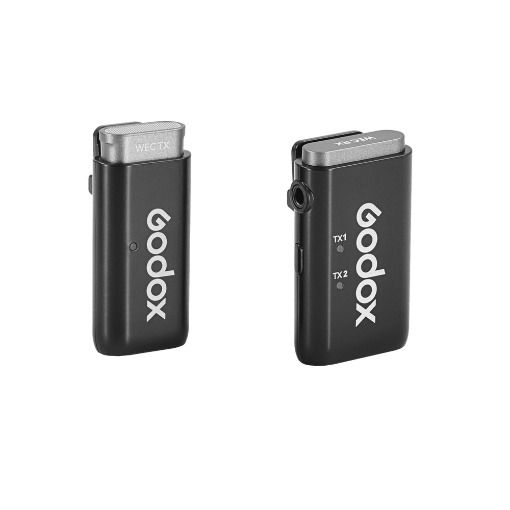 GODOX WEC Kabelloses Lavaliermikrofon für DSLR-Kameras/iPhone/Android 