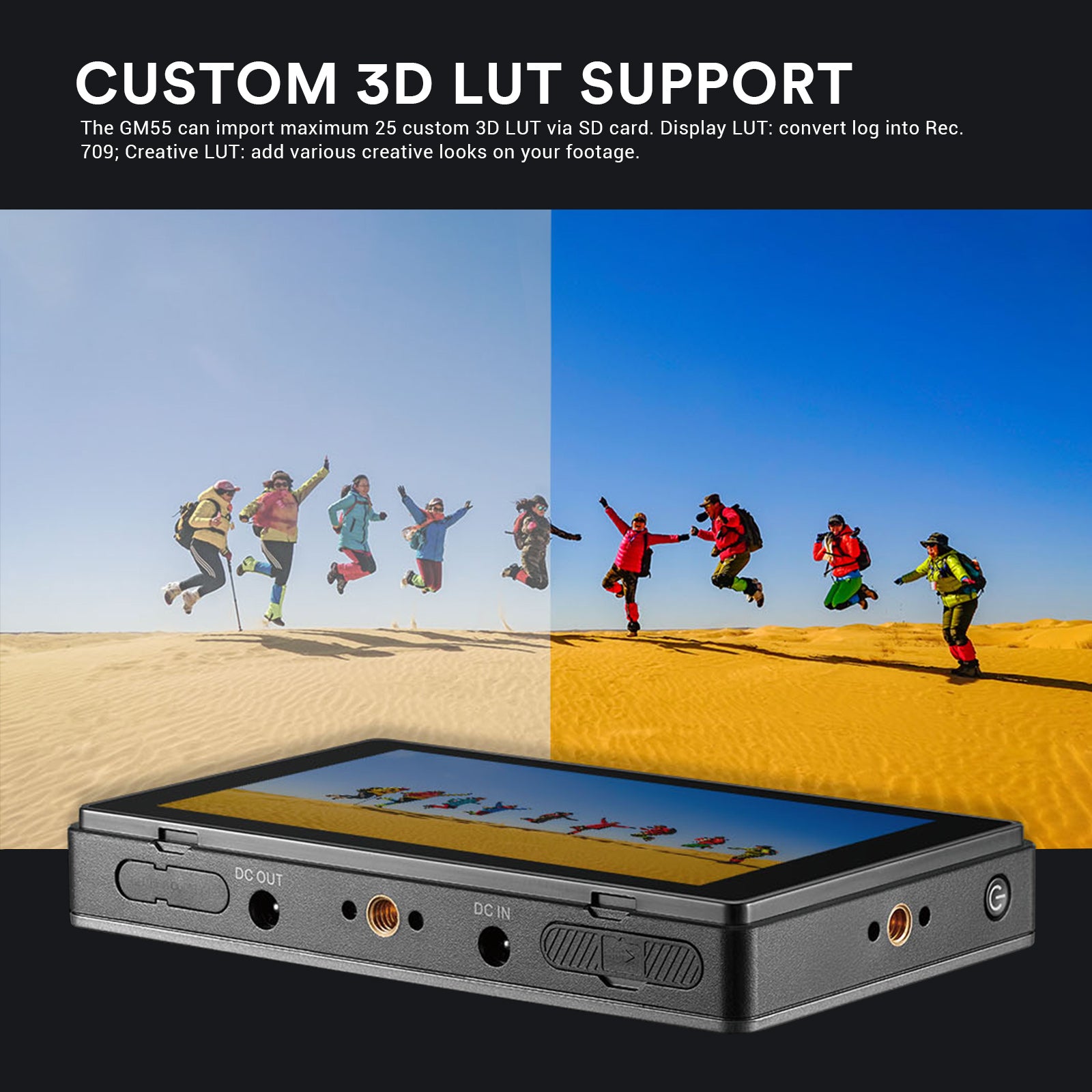 Godox GM55 5.5 Inch IPS Touch Screen On-Camera Monitor - INSSTRO